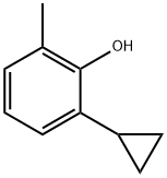 Phenol, 2-cyclopropyl-6-methyl- (9CI) Structure