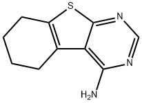 5,6,7,8-四氢[1]苯并噻吩[2,3-D]嘧啶-4-胺 结构式
