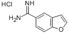 1-BENZOFURAN-5-CARBOXIMIDAMIDE HYDROCHLORIDE,97% 结构式