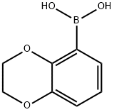 1,4-ベンゾジオキサン-5-ボロン酸 化学構造式