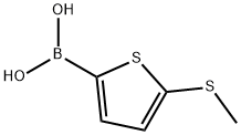 5-(METHYLSULFANYL)-2-THIENYLBORONIC ACID Struktur