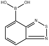 BENZO-2,1,3-THIADIAZOLE-4-BORONIC ACID, 499769-94-7, 结构式