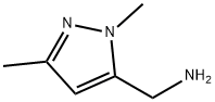 1,3-二甲基-5-氨甲基吡唑, 499770-63-7, 结构式