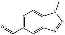 1-メチル-1H-1,2,3-ベンゾトリアゾール-5-カルバルデヒド 化学構造式