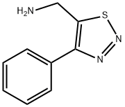 (4-PHENYL-1,2,3-THIADIAZOL-5-YL)METHYLAMINE,90%+ Struktur