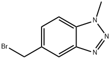 5-(溴甲基)-1-甲基-1H-1,2,3-苯并三唑,499770-76-2,结构式