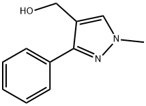 (1-METHYL-3-PHENYL-1H-PYRAZOL-4-YL)METHANOL,97% Structure