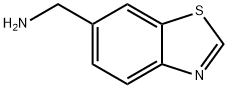 6-(氨甲基)苯并噻唑 结构式