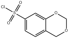 4H-1,3-BENZODIOXINE-7-SULFONYL CHLORIDE,97% Structure