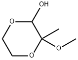 1,4-Dioxan-2-ol, 3-methoxy-3-methyl- (9CI) Structure