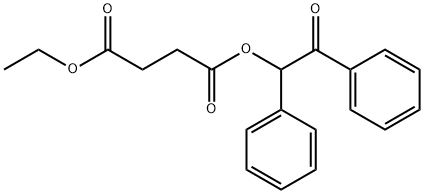 (2-氧代-1,2-二苯乙基)琥珀酸乙酯 结构式