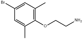 2-(4-BROMO-2,6-DIMETHYL-PHENOXY)-ETHYLAMINE 化学構造式