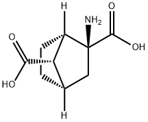 Bicyclo[2.2.1]heptane-2,7-dicarboxylic acid, 2-amino-, (1S,2S,4S,7S)- (9CI) Structure