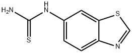 Thiourea, 6-benzothiazolyl- (9CI) Struktur