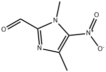 1,4-DIMETHYL-5-NITRO-1H-IMIDAZOLE-2-CARBALDEHYDE Struktur