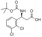 BOC-(S)-3-AMINO-3-(2,3-DICHLORO-PHENYL)-PROPIONIC ACID Structure