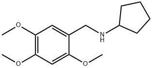 N-(2,4,5-トリメトキシベンジル)シクロペンタンアミン HYDROBROMIDE 化学構造式