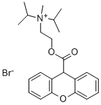 溴丙胺太林,50-34-0,结构式