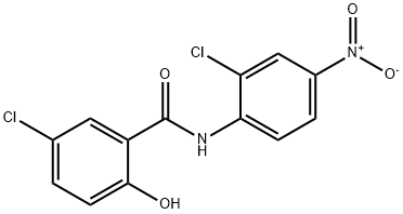 氯硝柳胺,50-65-7,结构式