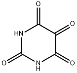 ヘキサヒドロピリミジン-2,4,5,6-テトラオン 化学構造式