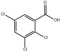 2,3,5-三氯苯甲酸,50-73-7,结构式