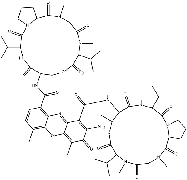 Actinomycin D Struktur