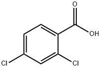 2,4-ジクロロ安息香酸 化学構造式