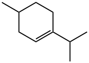 1-イソプロピル-4-メチル-1-シクロヘキセン 化学構造式