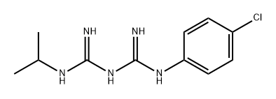 N-(4-CHLOROPHENYL)-N'-(ISOPROPYL)-IMIDODICARBONIMIDIC DIAMIDE Struktur