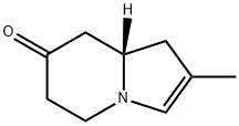 7(1H)-Indolizinone,5,6,8,8a-tetrahydro-2-methyl-,(8aS)-(9CI) Structure