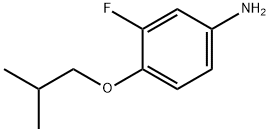 3-フルオロ-4-イソブトキシアニリン 化学構造式