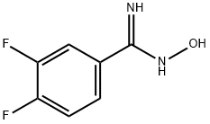 3,4-ジフルオロベンズアミドオキシム 化学構造式