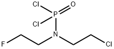 [2-Chloroethyl(2-fluoroethyl)amino]dichlorophosphine oxide Structure
