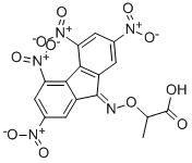 (+),(-)-A-2,4,5,7-TETRANITRO-9-FLUORENYLIDENEAMINOOXYPROPIONIC ACID