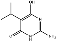 4(1H)-Pyrimidinone,2-amino-6-hydroxy-5-(1-methylethyl)-(9CI) Struktur