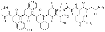 (DEAMINO-CYS1,BETA-CYCLOHEXYL-ALA4,ARG8)-VASOPRESSIN Structure