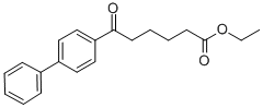 ETHYL 6-(4-BIPHENYL)-6-OXOHEXANOATE 结构式