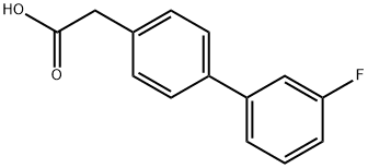 3'-氟-4-联苯乙酸 结构式