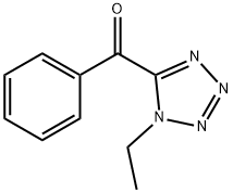 Methanone, (1-ethyl-1H-tetrazol-5-yl)phenyl- (9CI) Struktur