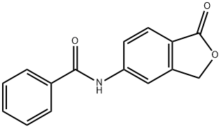 Benzamide, N-(1,3-dihydro-1-oxo-5-isobenzofuranyl)- (9CI) Structure
