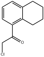 Ethanone, 2-chloro-1-(5,6,7,8-tetrahydro-1-naphthalenyl)- (9CI) Struktur