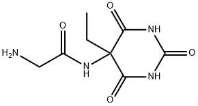 Acetamide, 2-amino-N-(5-ethylhexahydro-2,4,6-trioxo-5-pyrimidinyl)- (9CI) 结构式