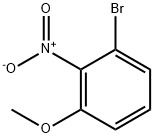 1-BROMO-3-METHOXY-2-NITROBENZENE Struktur