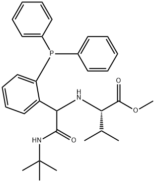 L-발린,N-[2-[(1,1-디메틸에틸)아미노]-1-[2-(디페닐포스피노)페닐]-2-옥소에틸]-,메틸에스테르(9Cl)