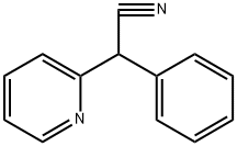 alpha-(2-吡啶基)-苯乙腈,5005-36-7,结构式
