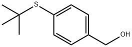 4-(叔丁基硫烷基)苯基]甲醇, 500530-69-8, 结构式