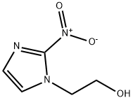 2-ニトロ-1H-イミダゾール-1-エタノール 化学構造式