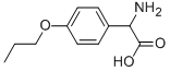 AMINO(4-PROPOXYPHENYL)ACETIC ACID, 500695-51-2, 结构式
