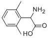 BENZENEACETIC ACID,A-AMINO-2,6-DIMETHYL- Structure