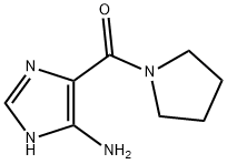Pyrrolidine,  1-[(5-amino-1H-imidazol-4-yl)carbonyl]-  (9CI) Struktur